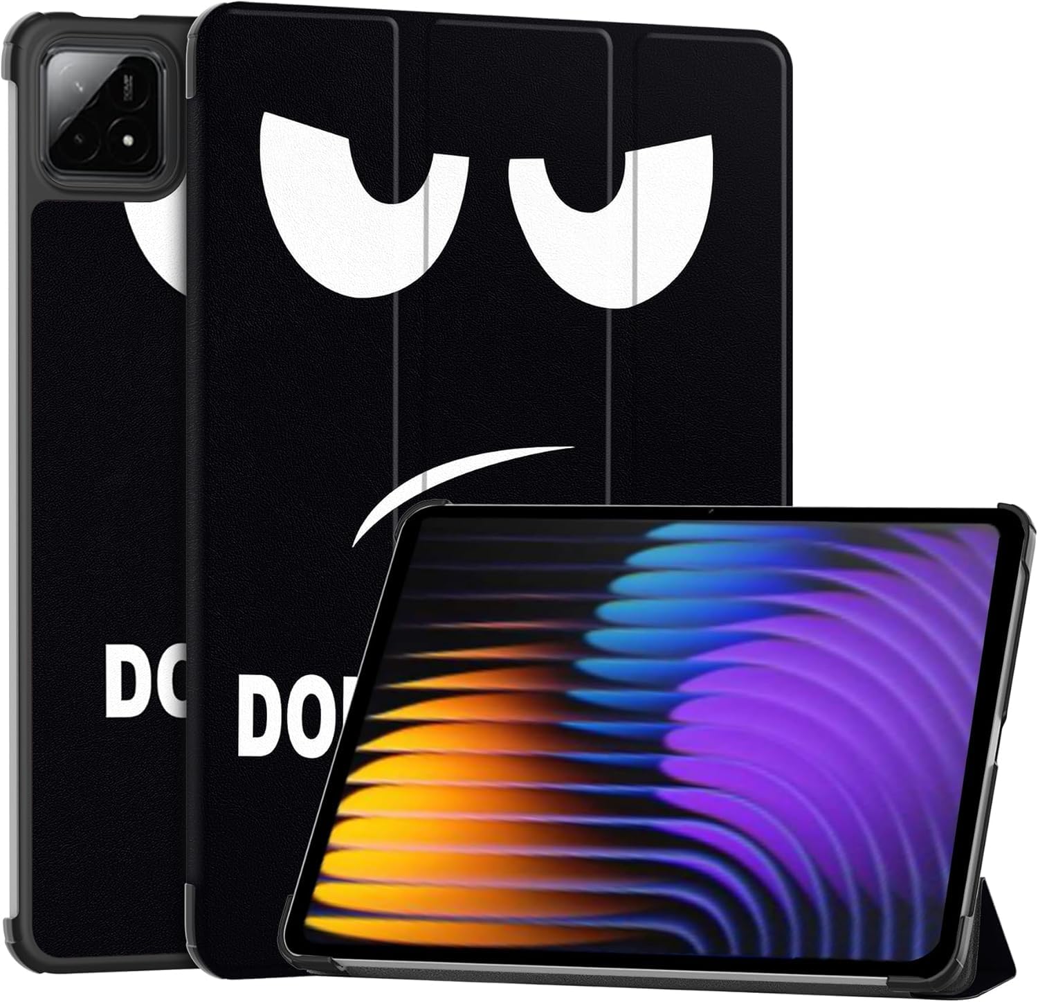 YIMICO برای کیسه 11.2 اینچی Xiaomi pad 7 / 7 pro ، Ratesell کیسه سبک Trifold Stand Smart Case Cover با Auto Wake / Sleep (بیگ آی، Xiaomi pad 7/7 pro 11.2 اینچ) بیگ آی Xiaomi pad 7 / 7 pro 11.2 اینچ