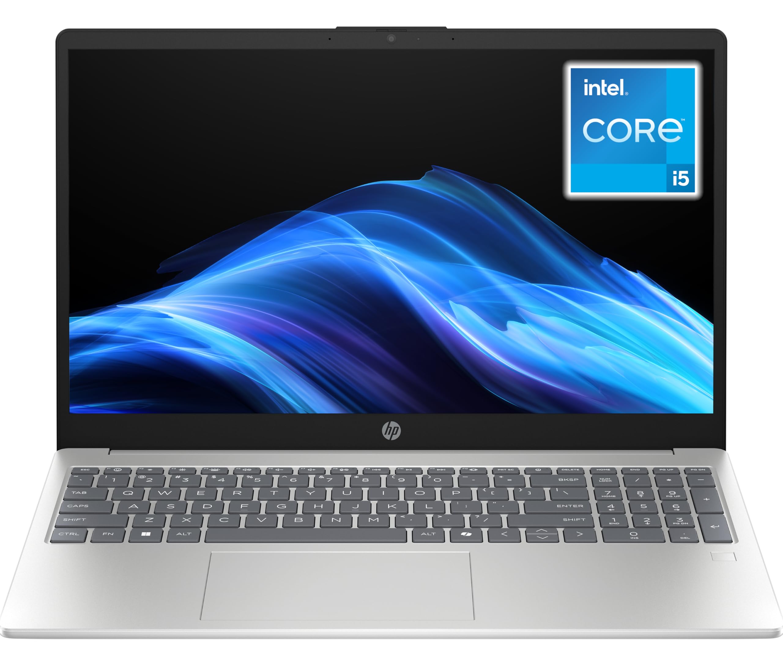 لپ تاپ اچ‌پی مدل 15-fd0278ne، نمایشگر 15.6 اینچی فول اچ‌دی، پردازنده Intel® Core™ i5، 16گیگابایت رم، 512 گیگابایت حافظه جانبی از نوع اس‌اس‌دی، ویندوز ۱۱ هوم، صفحه کلید انگلیسی/عربی، رنگ نقره‌ای طبیعی [C8BS3EA]