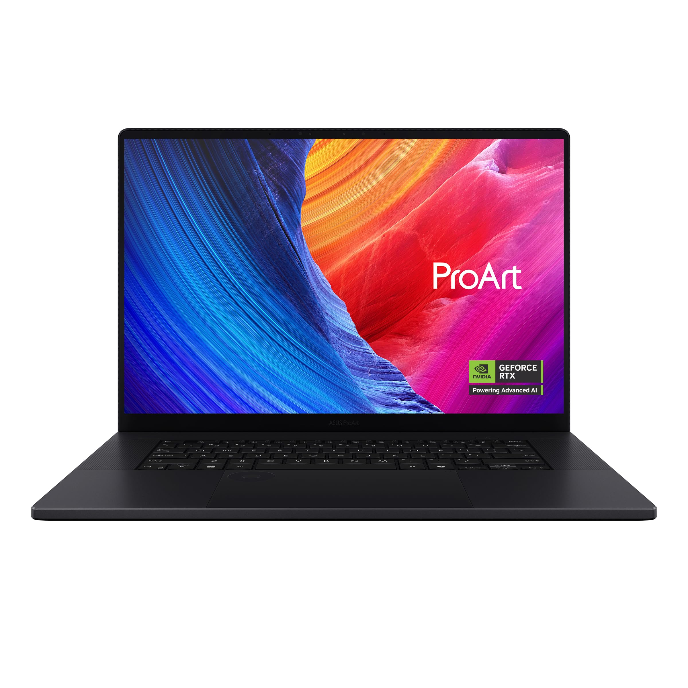لپ تاپ Asus ProArt P16 | AMD Ryzen 9 HX 370 AI، NVIDIA RTX 5090 با 24 گیگابایت، 64 گیگابایت RAM، 4 ترابایت SSD، نمایشگر 16 اینچی 4K OLED با فرکانس تازه‌سازی 120Hz، ویندوز 11، رنگ مشکی [H7606WX-SE004W]