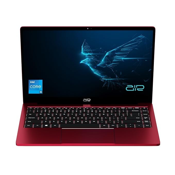 لپ‌تاپ سری AIR Falcon با پردازنده Intel منسل ژن ۱۲، ۸ گیگابایت رم، ۵۱۲ گیگابایت حافظه SSD با ویندوز ۱۱ (آتش ارغوانی) (به‌روزشده)