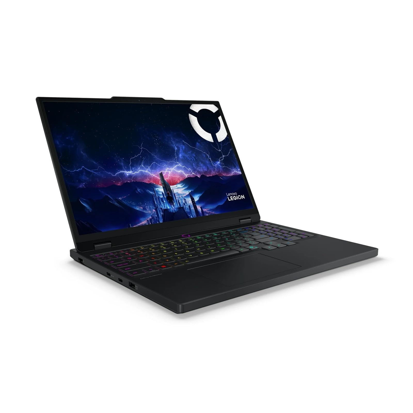لپ تاپ لنوو لجن 5 با صفحه نمایش OLED 15.1 اینچ، پردازنده Ryzen 7 2600، حافظه 16 گیگابایت، دیسک 512 گیگابایت، کارت گرافیک NVIDIA GeForce RTX 5060، مدل 83M0004AUS