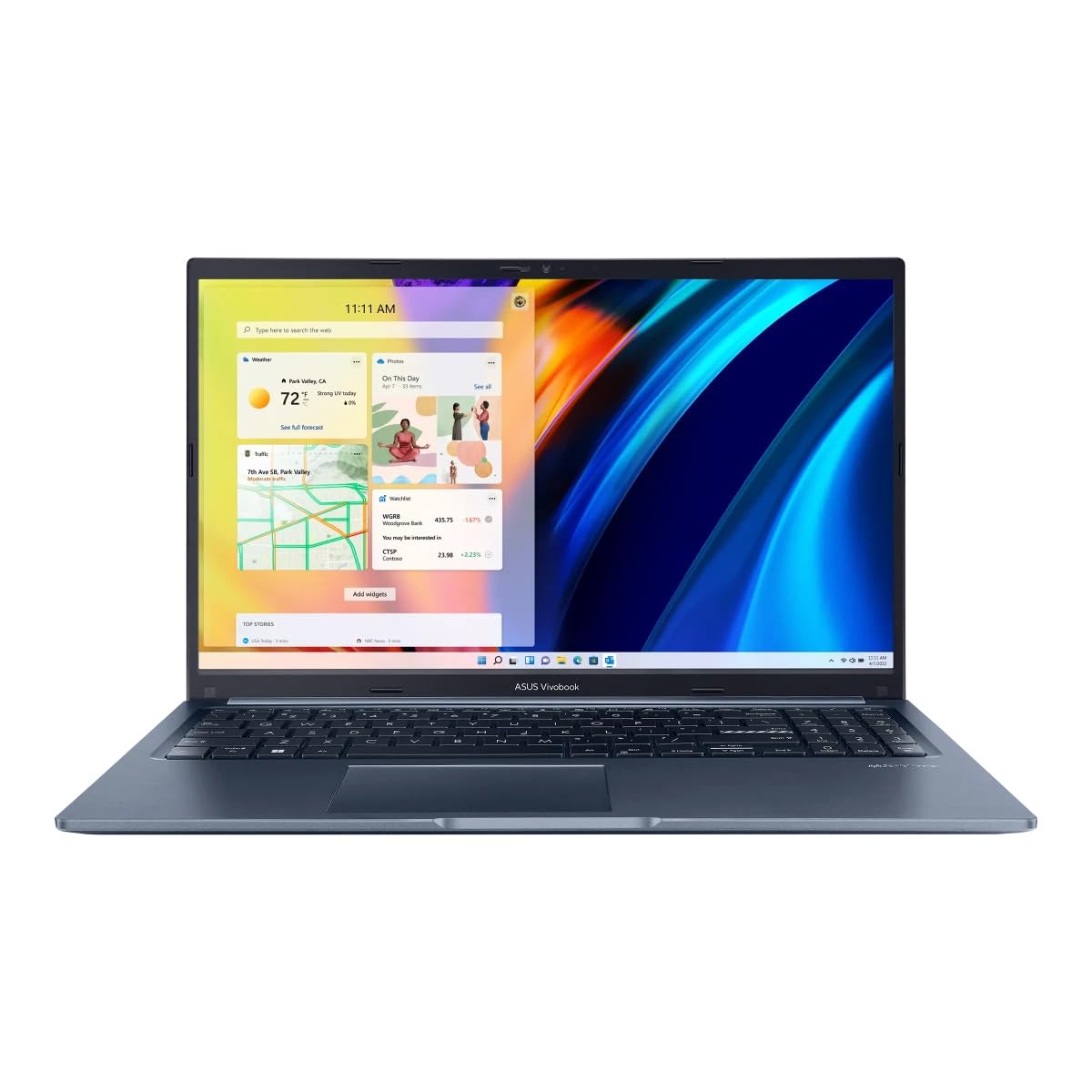 لپ تاپ ASUS VIVOBOOK A1502VA-NJ1304، پردازنده Intel Core i7-13620H، 16GB RAM DDR4، 512GB SSD، نمایشگر 15.6 اینچ FHD (1920 X 1080)، گرافیک Intel® UHD، کیبورد Chiclet، رنگ آبی آرام، کیبورد انگلیسی