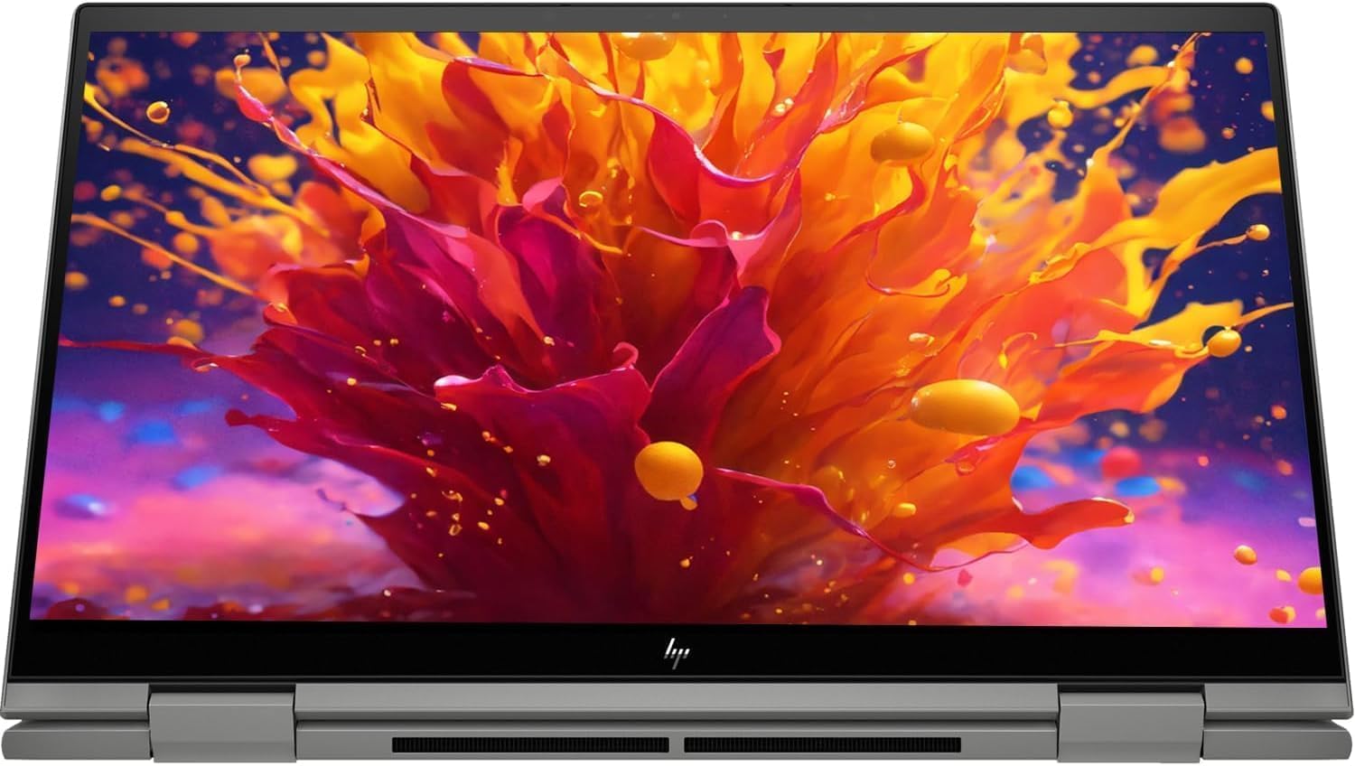 لپ تاپ ۲ در ۱ H-P Envy x360 15.6 اینچ FHD با صفحه نمایش لمسی، پردازنده ۱۳ تولهای i5-1335U، ۱۶ گیگابایت رم، ۱ ترابایت حافظه داخلی SSD، صفحه کلید با نور پس‌زمینه، بلوتوث، وبکم، ویندوز ۱۱ پرو، رنگ نقره‌ای معدنی (جعبه باز)