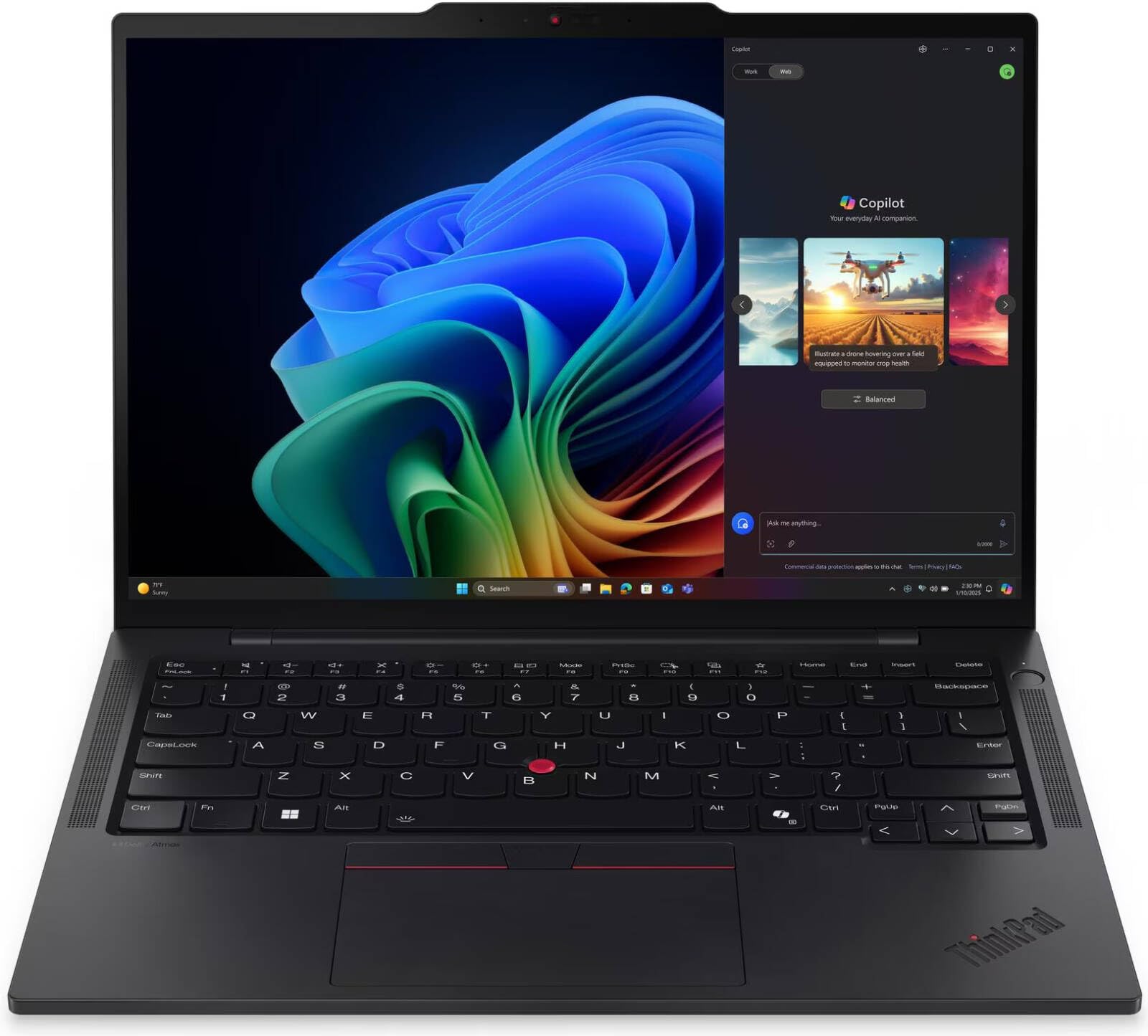 لپ تاپ Lenovo ThinkPad T14s نسل ۶، دیسپلی لمسی IPS WUXGA ۱۴ اینچی، Intel Core Ultra 7 268V vPro، ۳۲GB رم، ۱TB حافظه داخلی SSD، گرافیک Intel Arc 140V، صفحه کلید با نور پس زمینه انگلیسی (US)، ویندوز ۱۱ Pro، مشکی | 21QX000KUS