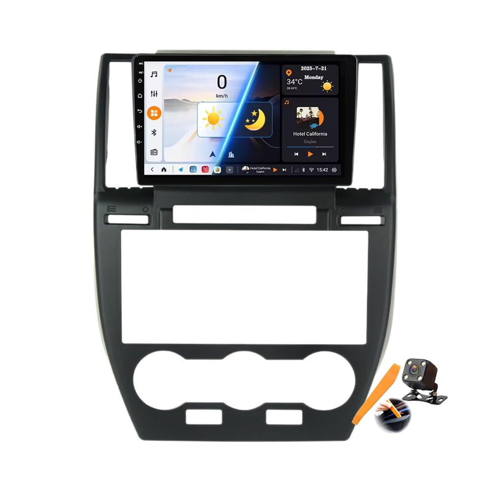 جایگزین استریو خودروی اندروید ۱۵.۰ برای فریلندر ۲ ۲۰۰۶-۲۰۱۲ با رادیو GPS Sat ناوبری ۹ اینچ صفحه نمایش لمسی DVD پخش چندرسانه‌ای ویدیو، پخش‌کننده FM BT Receiver با اندروید اتو کارپلی، M6 pro2
