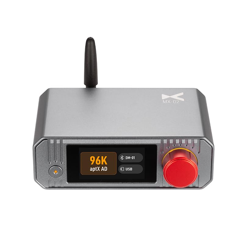 XDuoo MX-02 HD بلوتوث 5.0 ترانسمیتر با پشتیبانی از تبديل کننده صدای بی‌سیم USB با کیفیت 24 بیت/192 کیلوهرتز