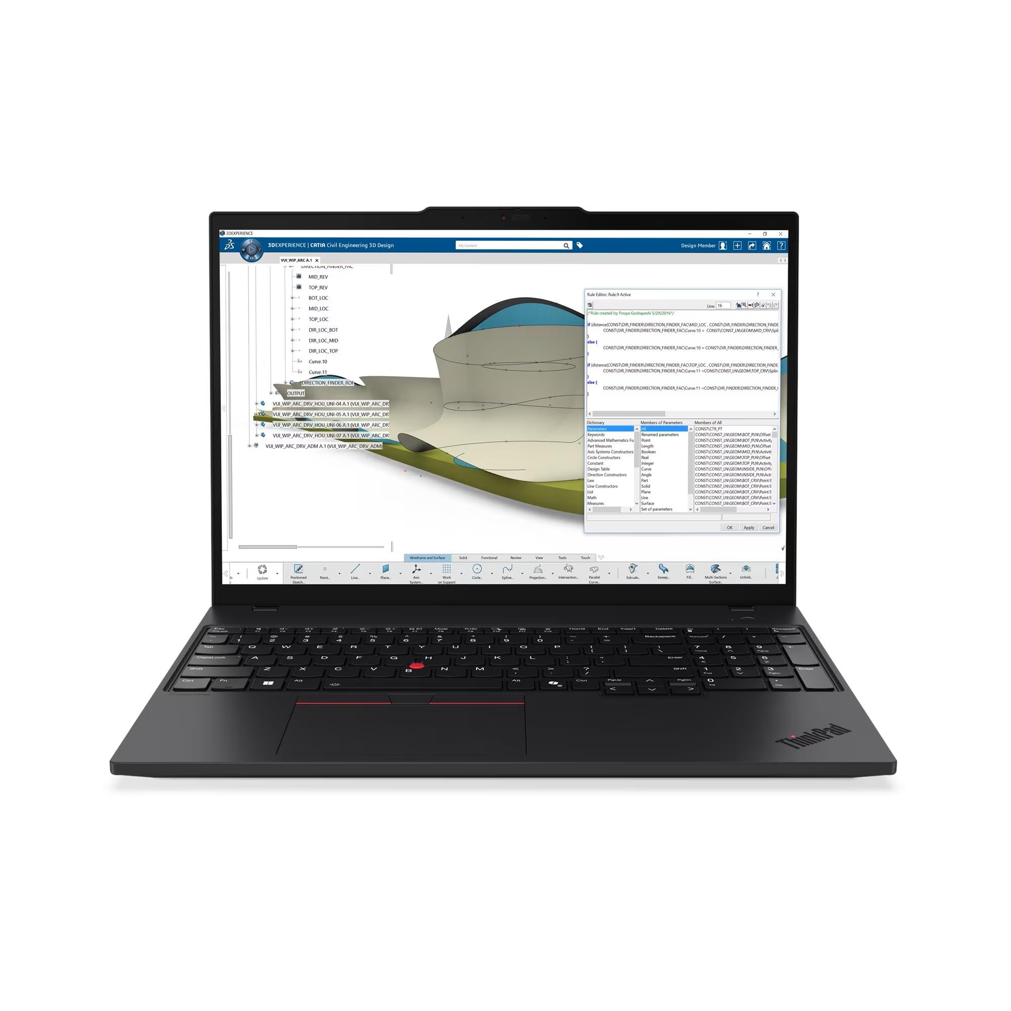 لپ تاپ Lenovo ThinkPad P16s Gen 4 با پردازنده AMD Ryzen AI 9 HX PRO 370 و Copilot + ، صفحه نمایش IPS 16 اینچی WUXGA Non-Touch ، حافظه 96GB DDR5-5600MT ، 2TB SSD ، دوربین 5 مگاپیکسل RGB+IR ، Wi-Fi 7 ، و ویندوز 11 Pro