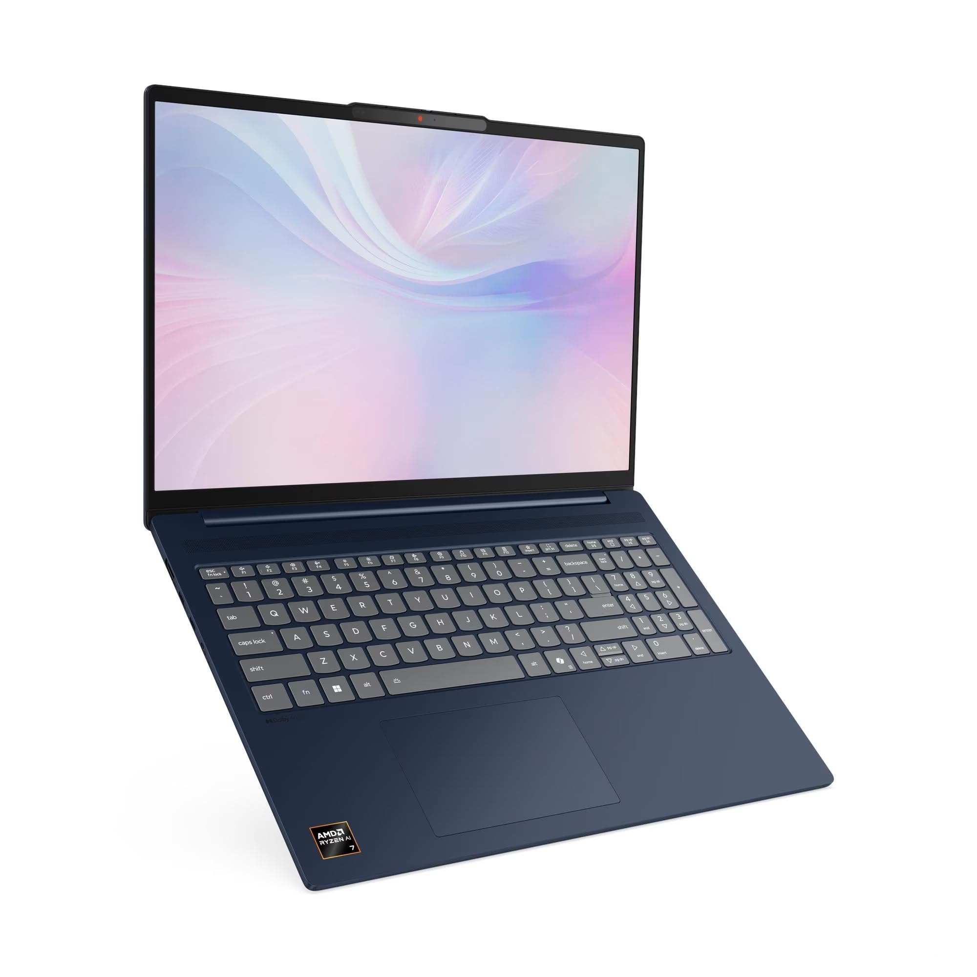 لنوو آیدیاپد اسلیم 5 با پردازنده AMD Ryzen AI 7 350، صفحه نمایش 16 اینچی WUXGA (1920 x 1200)، نمایشگر لمسی IPS، حافظه DDR5 16GB، ظرفیت ذخیره‌سازی 512GB، CoPilot+، Wi-Fi 7، دوربین هیبرید FHD/IR، و ویندوز 11 هوم