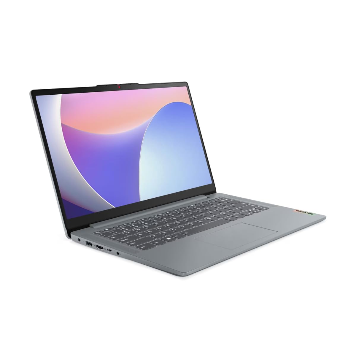 لنوو آیدیاپد اسلیم 3 14IRU8، پردازنده اینتل کور i3-1315u | رم DDR5 8 گیگابایت | حافظه SSD NVMe M.2 512 گیگابایت | گرافیک یکپارچه اینتل UHD | نمایشگر 14 اینچی FHD (1920x1080) TN 250 نیت ضد تابش با روکش ضد تلرید | ویندوز 11 (خاکستری قطبی)