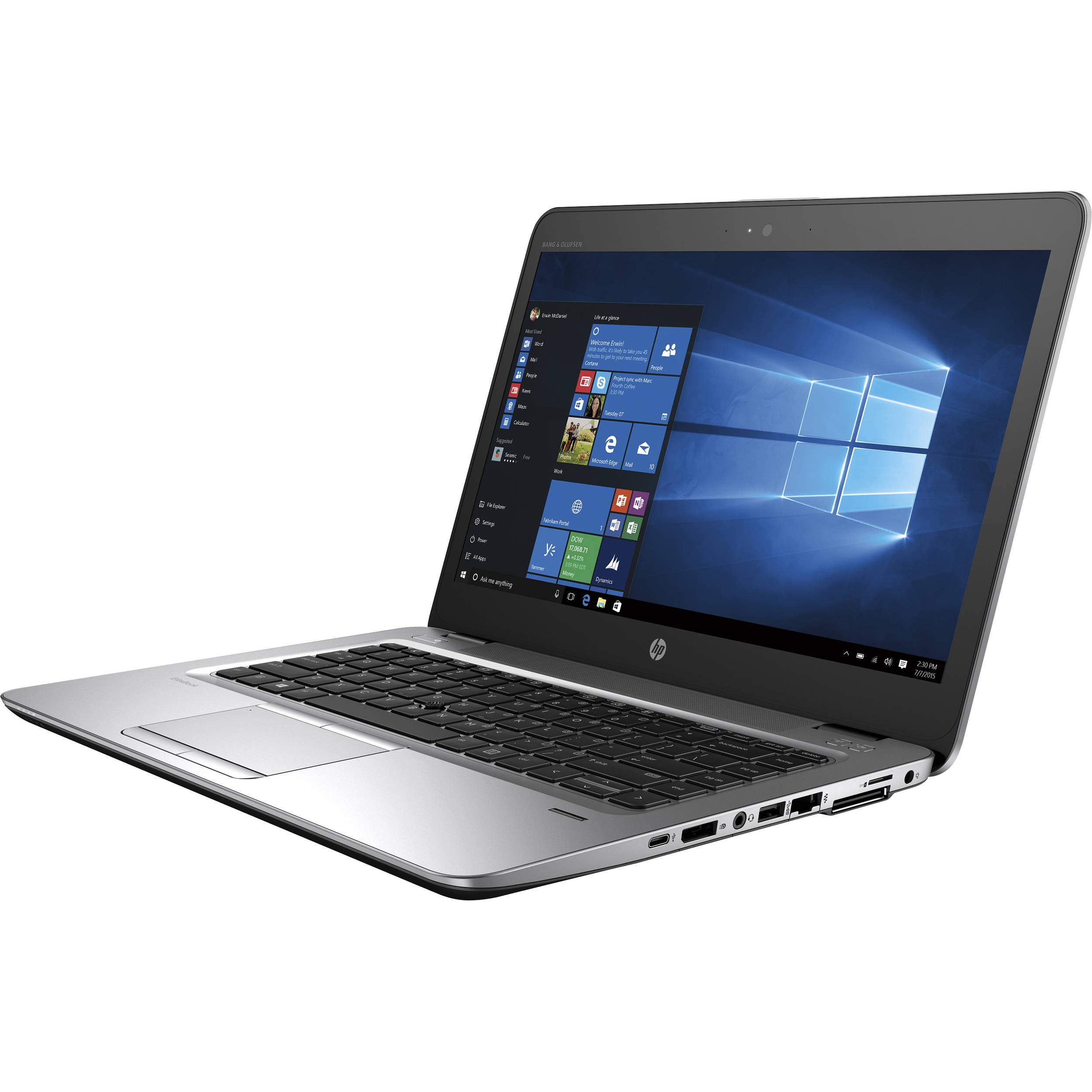 لپ تاپ HP EliteBook 840 G4 14 اینچی با صفحه نمایش HD، Core i5-7300U 2.6GHz، 16GB رم، 512GB درایو حالت جامد، ویندوز ۱۱ (تجدید)