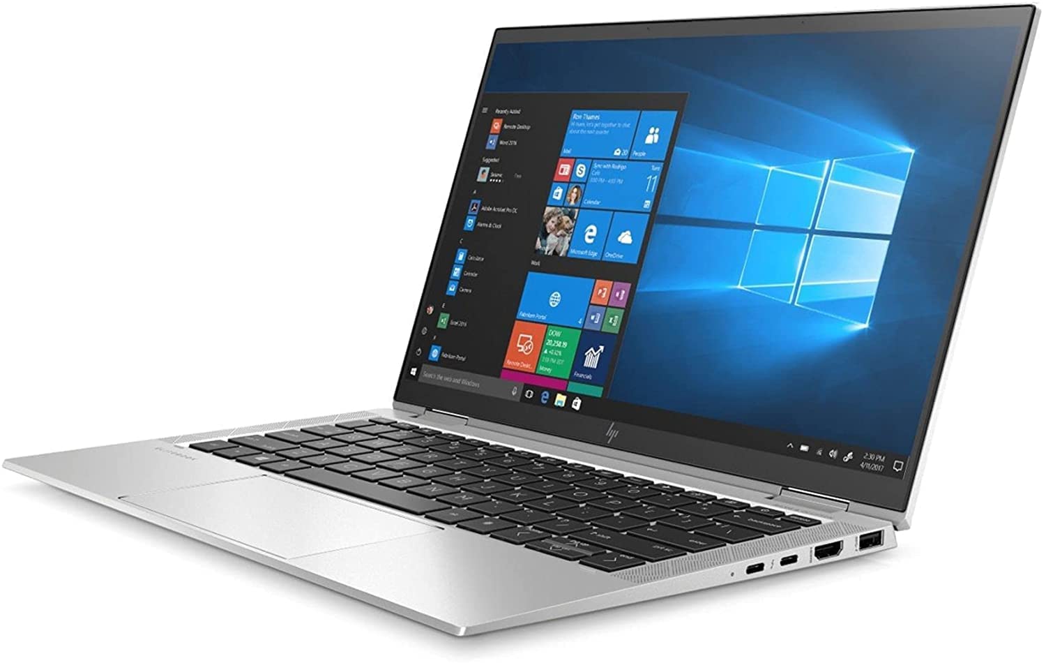 HP EliteBook x360 1030 G7 13.3" Touchscreen 2 in 1 Notebook - Intel Core i7 (10th Gen) 160 GHz - 16 GB RAM - 512 GB SSD - Intel UHD Graphics Premium(Renewed)