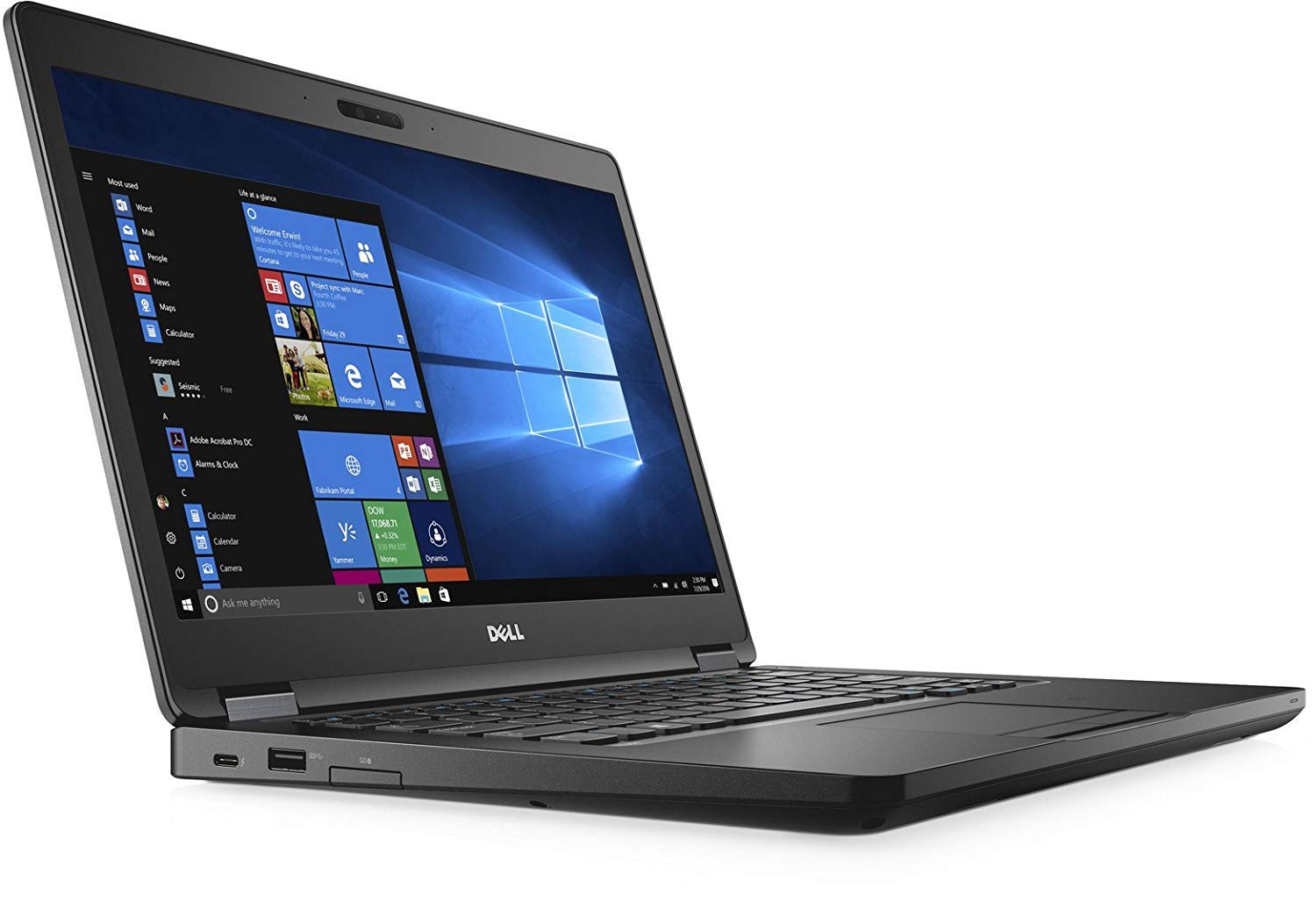 لپ تاپ تجاری دل Latitude 5480 (بازسازی شده)، صفحه نمایش ۱۴ اینچی HD، پردازنده Intel Core ۷th Generation i5-7300U، ۸GB DDR۴، ۲۵۶GB SSD، وبکم، ویندوز ۱۱، مشکی