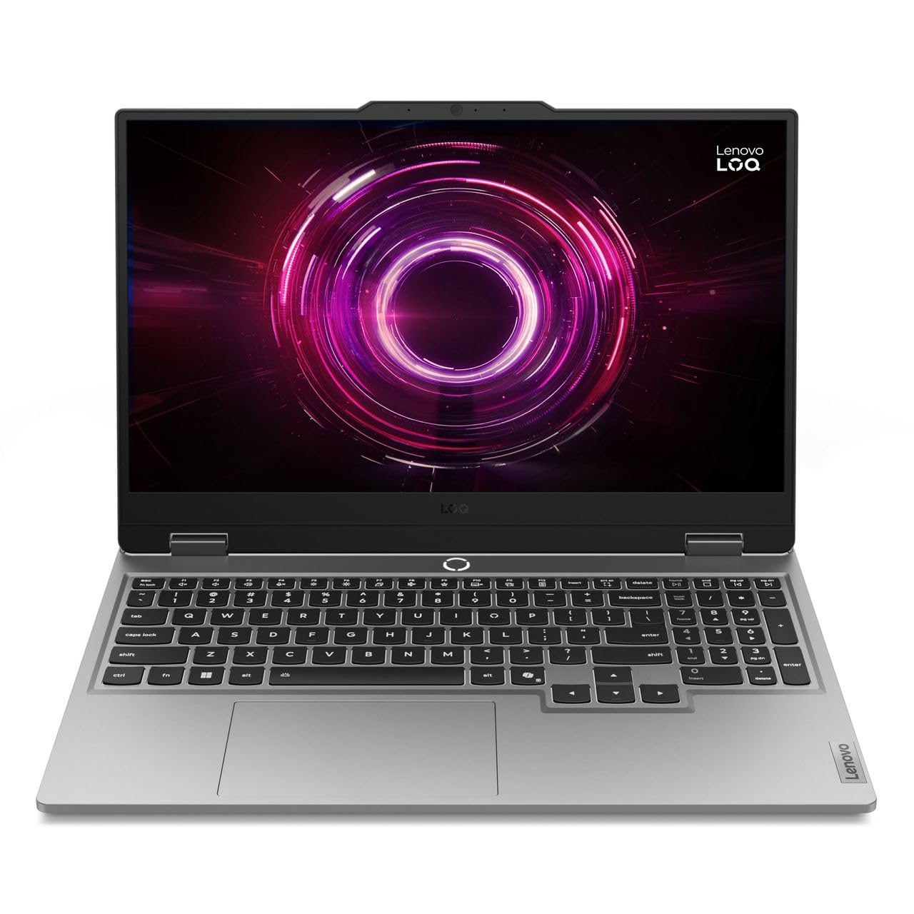 لپ تاپ بازی Lenovo LOQ 15AHP10، دارای صفحه نمایش Full HD 144Hz 15.6 اینچ، NVIDIA GeForce RTX 5060، AMD Ryzen 7 250، 16GB RAM DDR5، 512GB SSD، صفحه کلید انگلیسی، قابلیت چند وظیفه ای پیشرفته و بازی های رقابتی