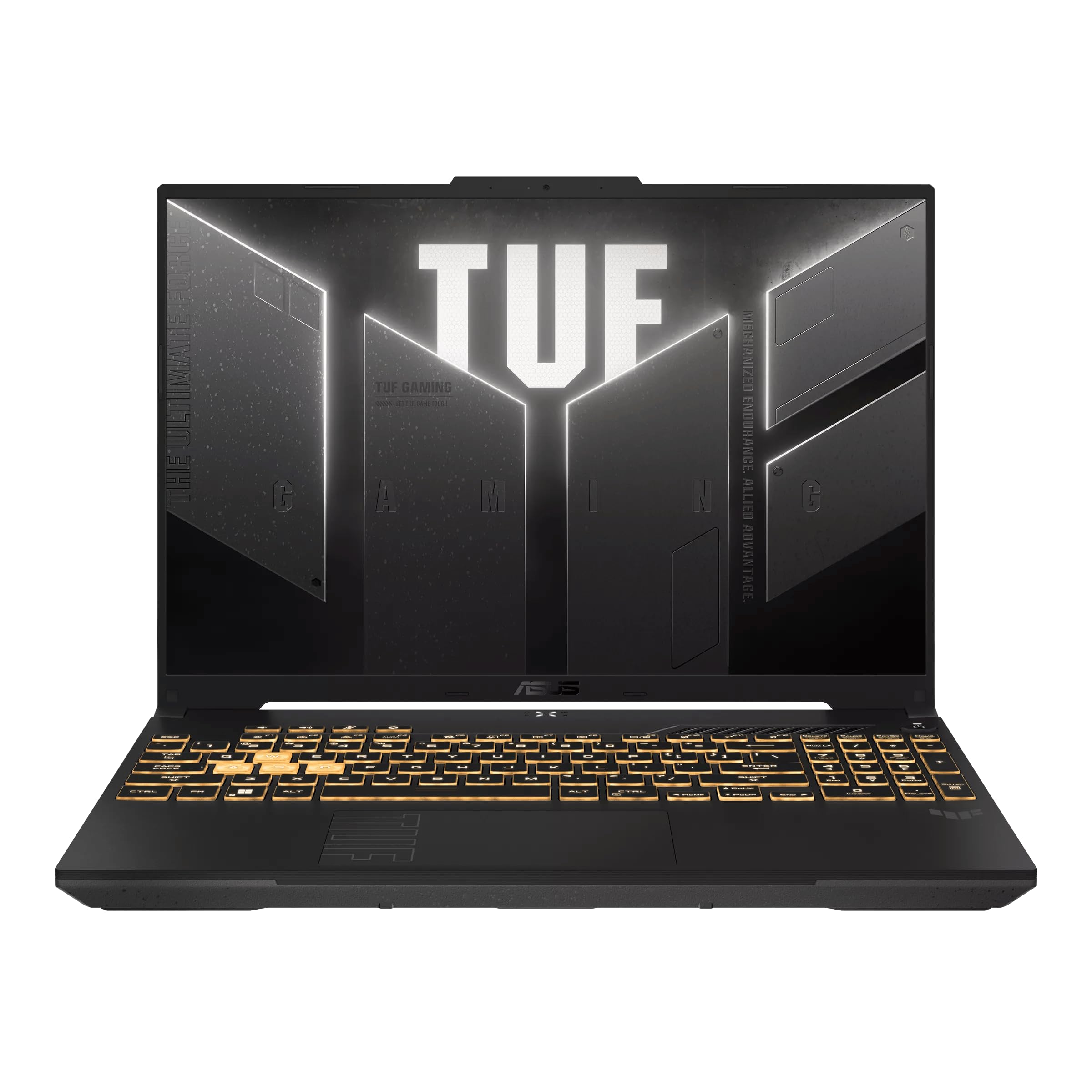 لپ تاپ بازی ASUS TUF Gaming F16، صفحه نمایش 16 اینچ FHD+ 144Hz IPS، پردازنده اینتل Core i5 210H، حافظه RAM 16GB DDR4، حافظه داخلی 1TB PCIe 4.0 SSD، کارت گرافیک NVIDIA GeForce RTX 3050 با ظرفیت 6GB، صفحه کلید با نور پس زمینه RGB، ویندوز 11، رنگ Mecha Grey