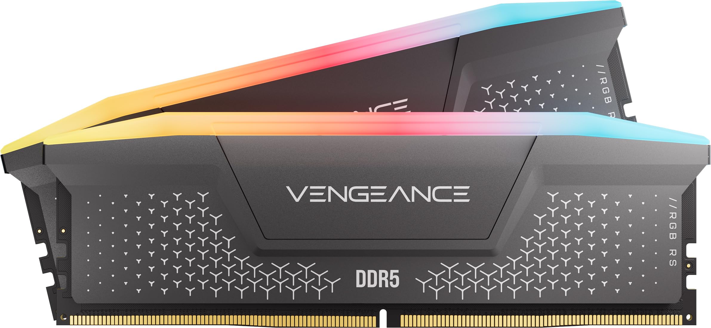 کرسیر ونجنس RGB RS DDR5 رم 32 گیگابایت (2x16 گیگابایت) 6000 مگاهرتز CL36-44-44-96 1.35 ولت ای‌ام‌دی اکسپو اینتل ایکس‌ام‌پی حافظه رم کامپیوتر دسکتاپ – خاکستری (CMG32GX5M2E6000Z36) 6000 مگاهرتز ونجنس RGB RS 32 گیگابایت (2x16 گیگابایت)